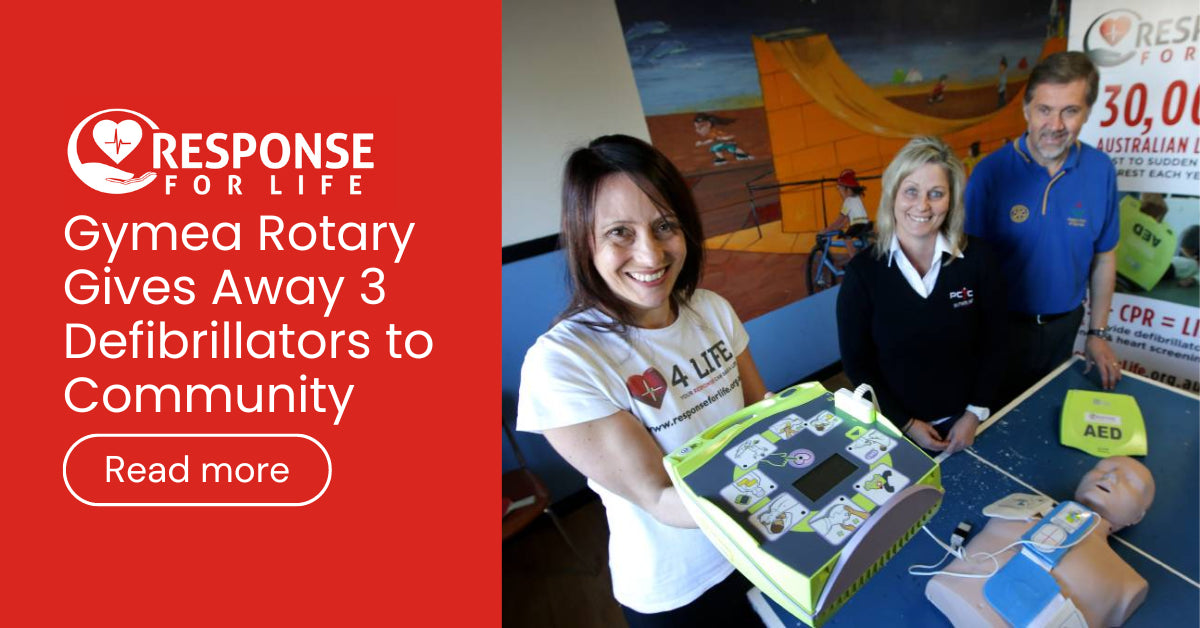 Gymea Rotary Gives Away 3 Defibrillators to Community