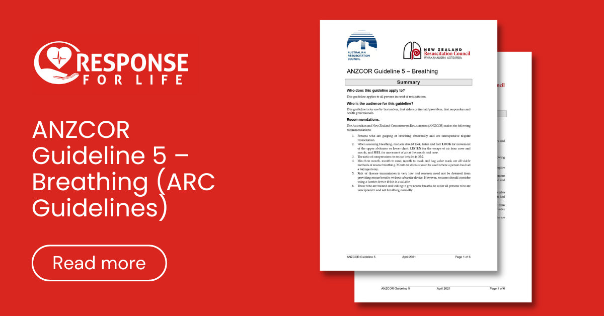 ANZCOR Guideline 5 - Breathing (ARC Guidelines)