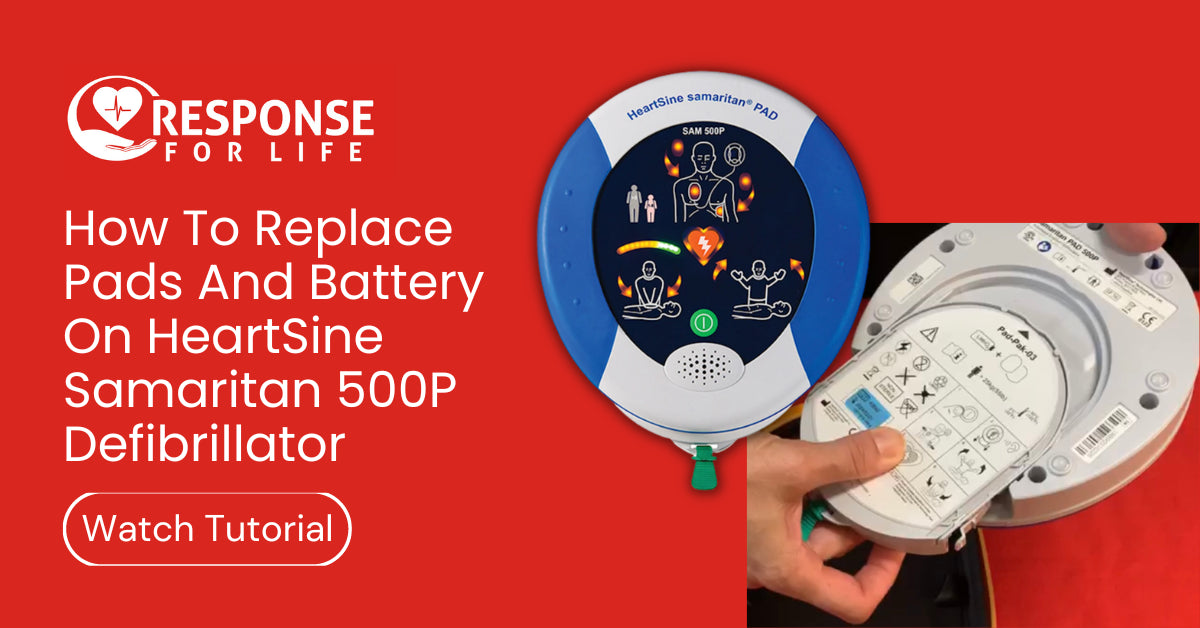 How To Replace Pads And Battery On HeartSine Samaritan 500P Defibrillator