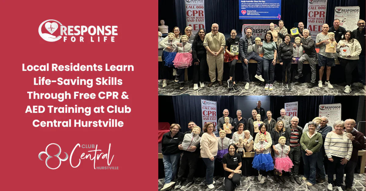 Local Residents Learn Life-Saving Skills Through Free CPR & AED Training at Club Central Hurstville