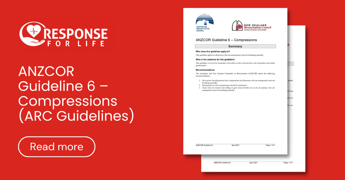 ANZCOR Guideline 6 - Compressions (ARC Guidelines)