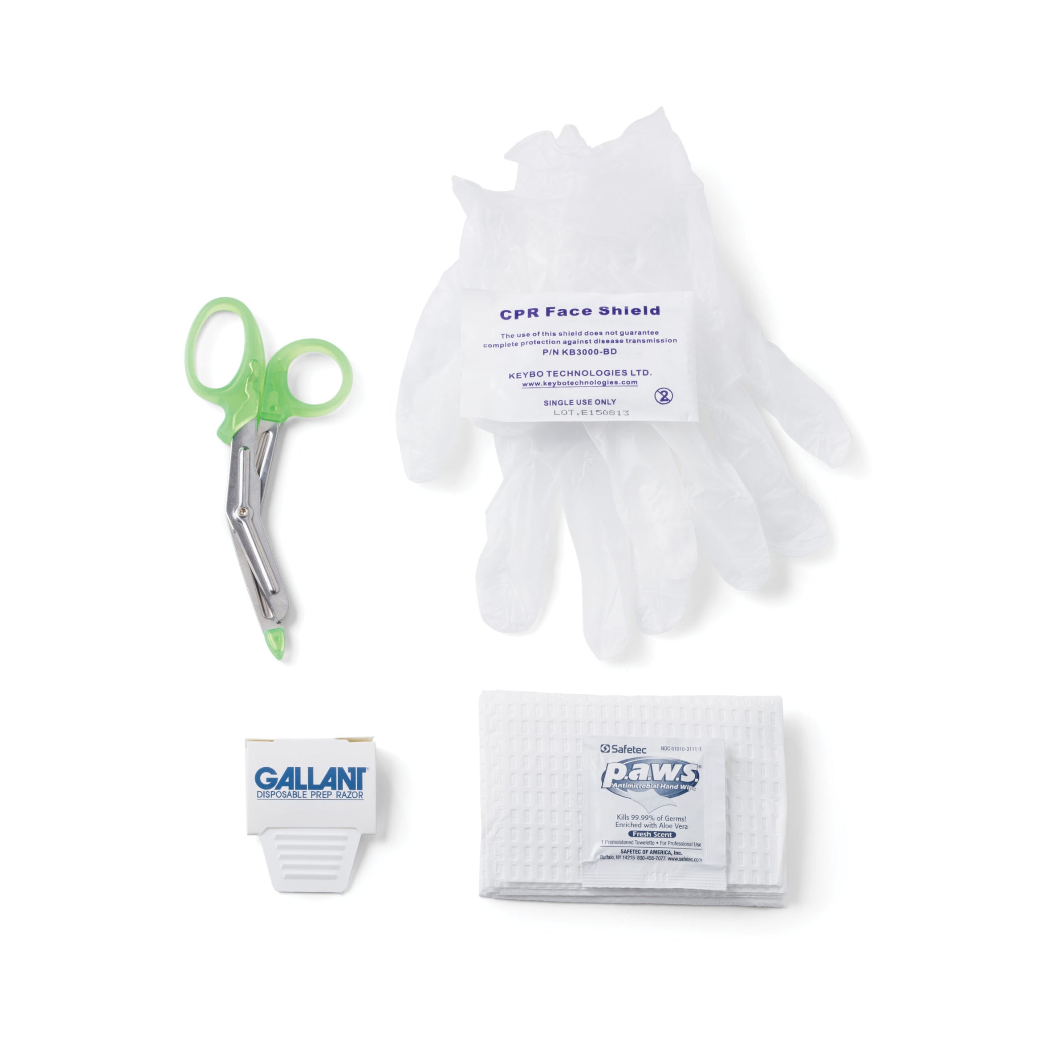 ZOLL AED 3 Defibrillator Package with Wall Cabinet - CARDIACT Alarmed AED Wall Cabinet with Strobe Light CC-50