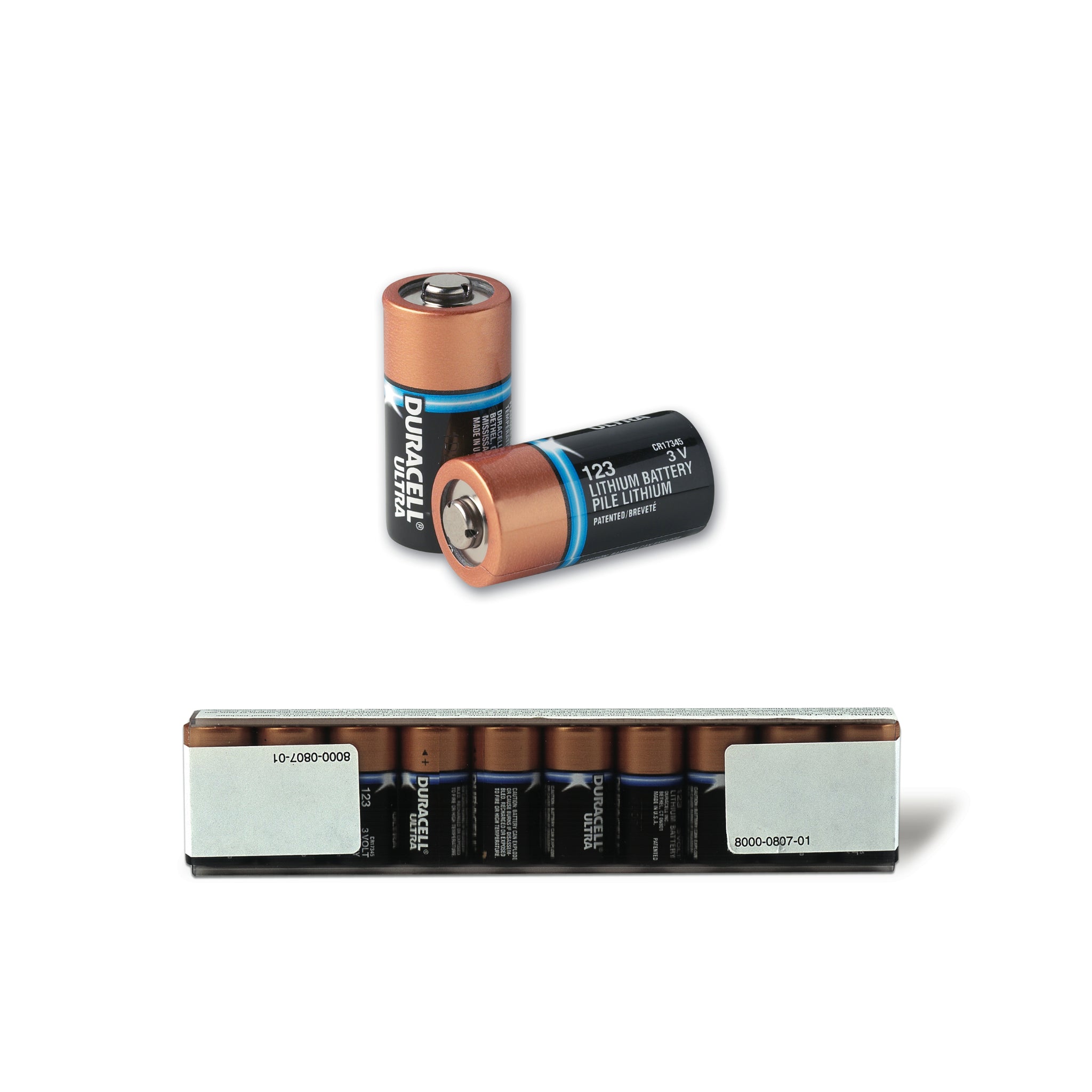 ZOLL AED Plus Battery Replacement - 10 x Lithium 123A Batteries