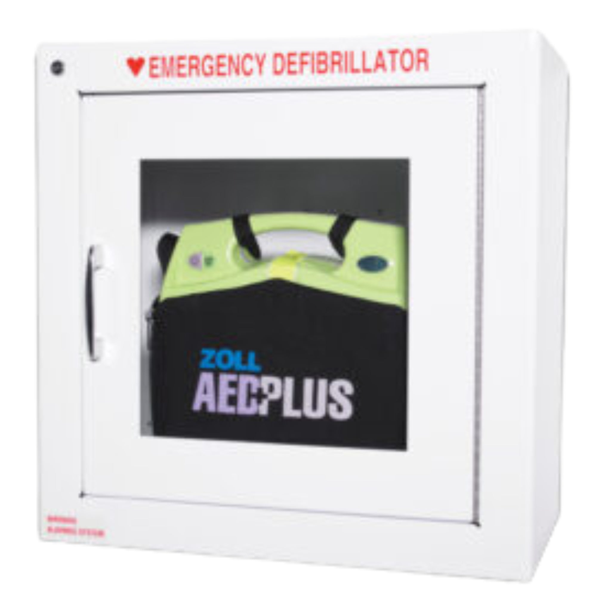ZOLL AED Plus Defibrillator Package with Wall Cabinet - ZOLL Standard Cabinet