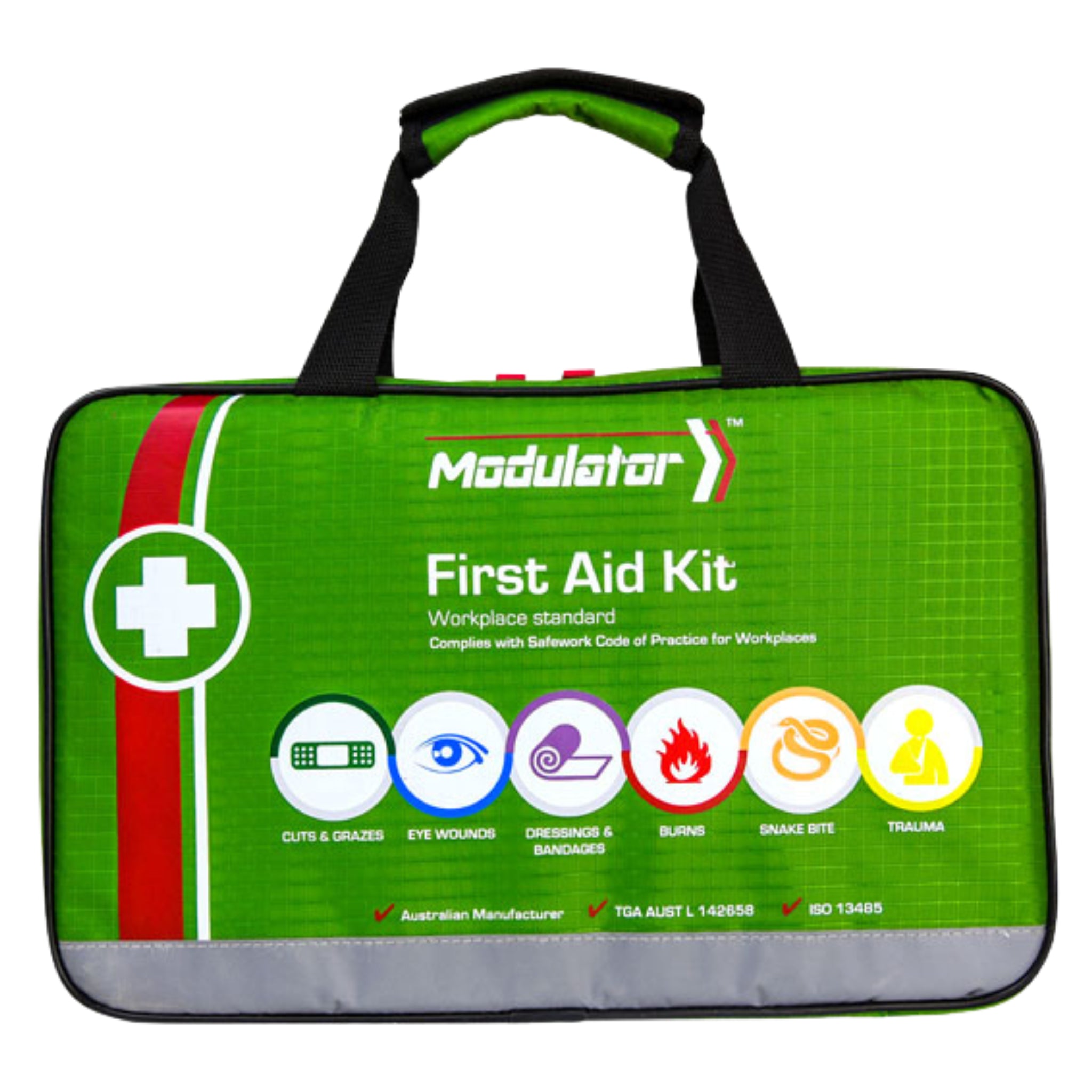 RFL Modulator First Aid Kit Versatile Softpack Reinforced Fabric Bag