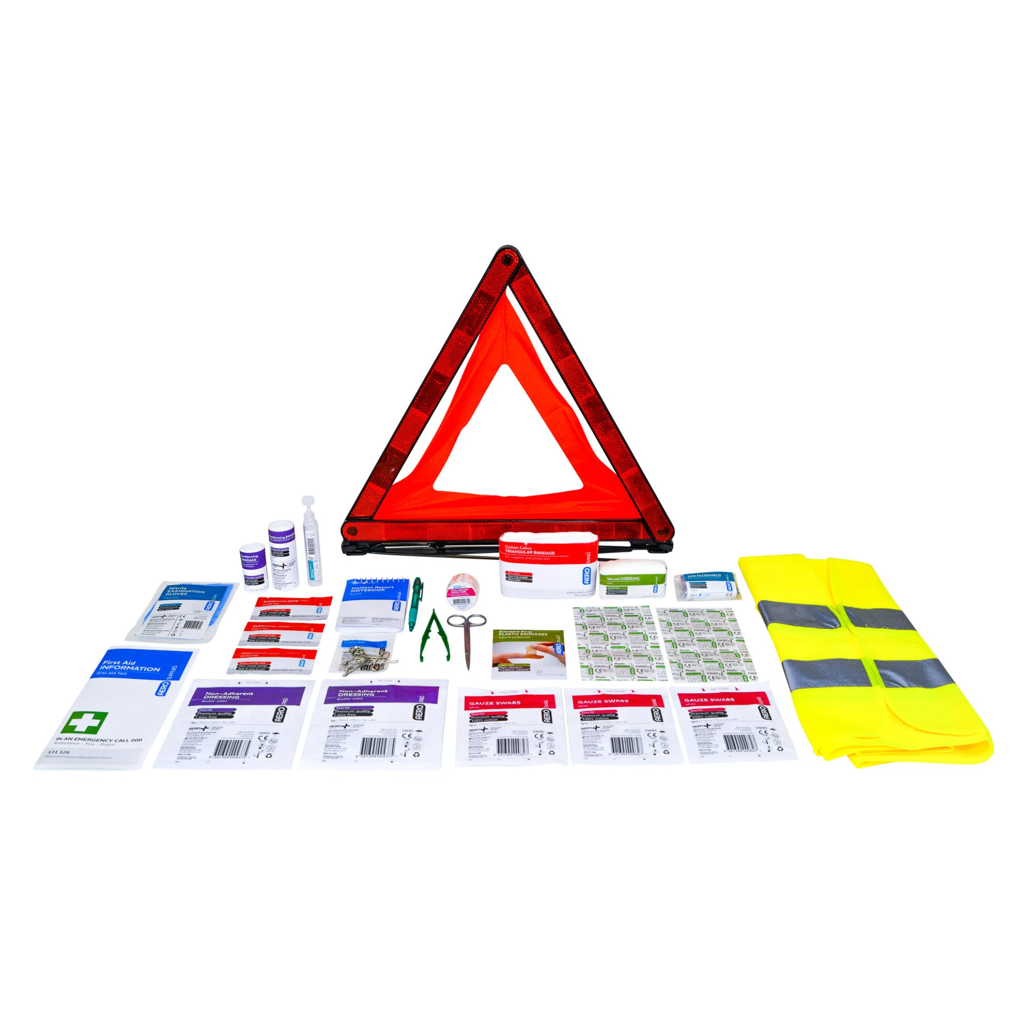 RFL Voyager Roadside First Aid Kit Versatile Softpack Reinforced Fabric Bag