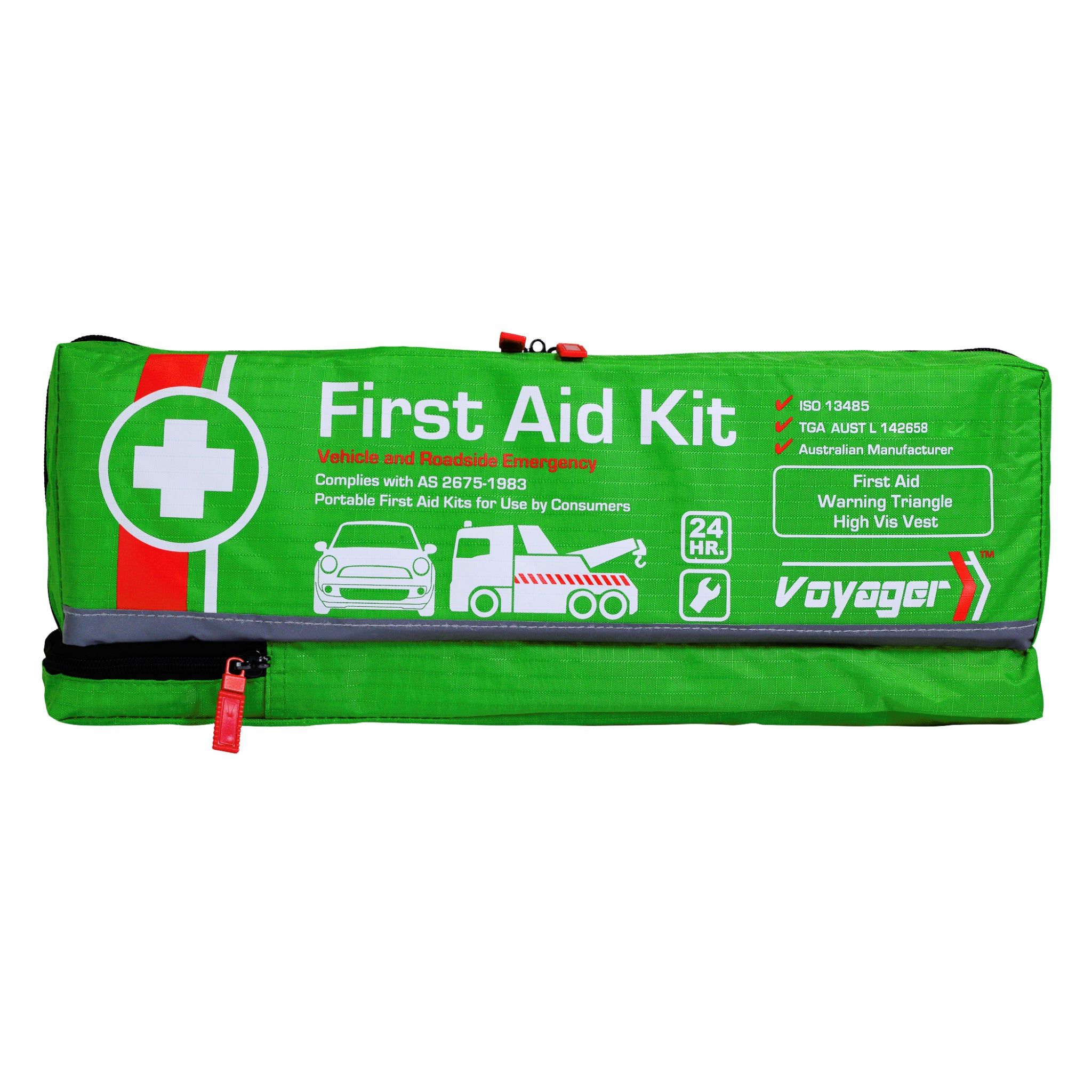 RFL Voyager Roadside First Aid Kit Versatile Softpack Reinforced Fabric Bag