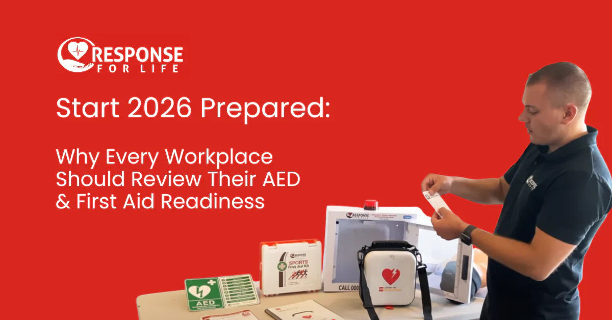Start 2026 Prepared: Why Every Workplace Should Review Their AED & First Aid Readiness