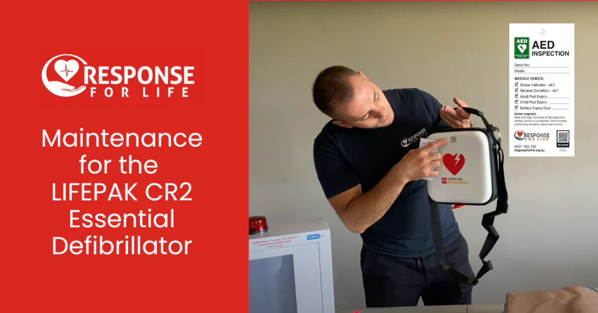 Maintenance for the LIFEPAK CR2 Essential Defibrillator