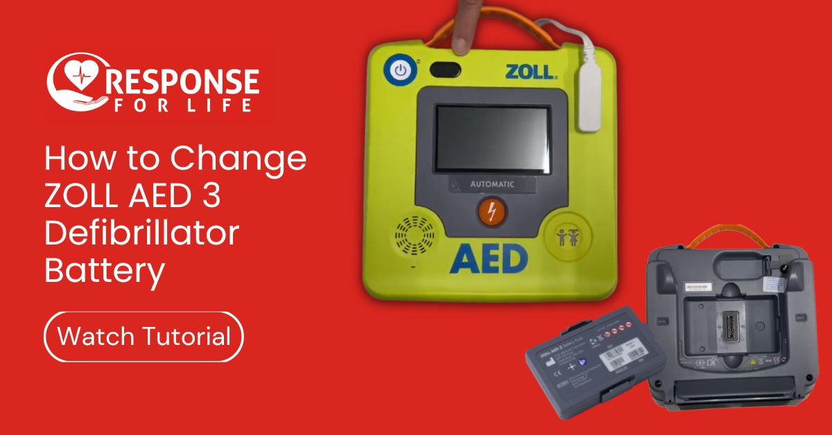 How to Change ZOLL AED 3 Defibrillator Battery