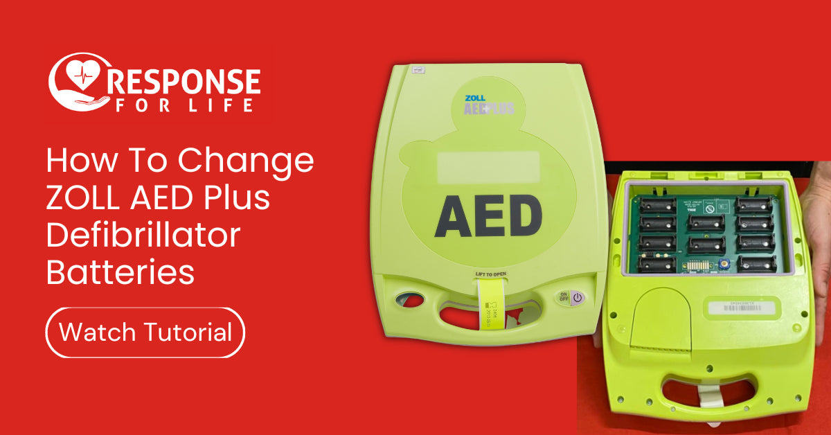 How To Change ZOLL AED Plus Defibrillator Batteries