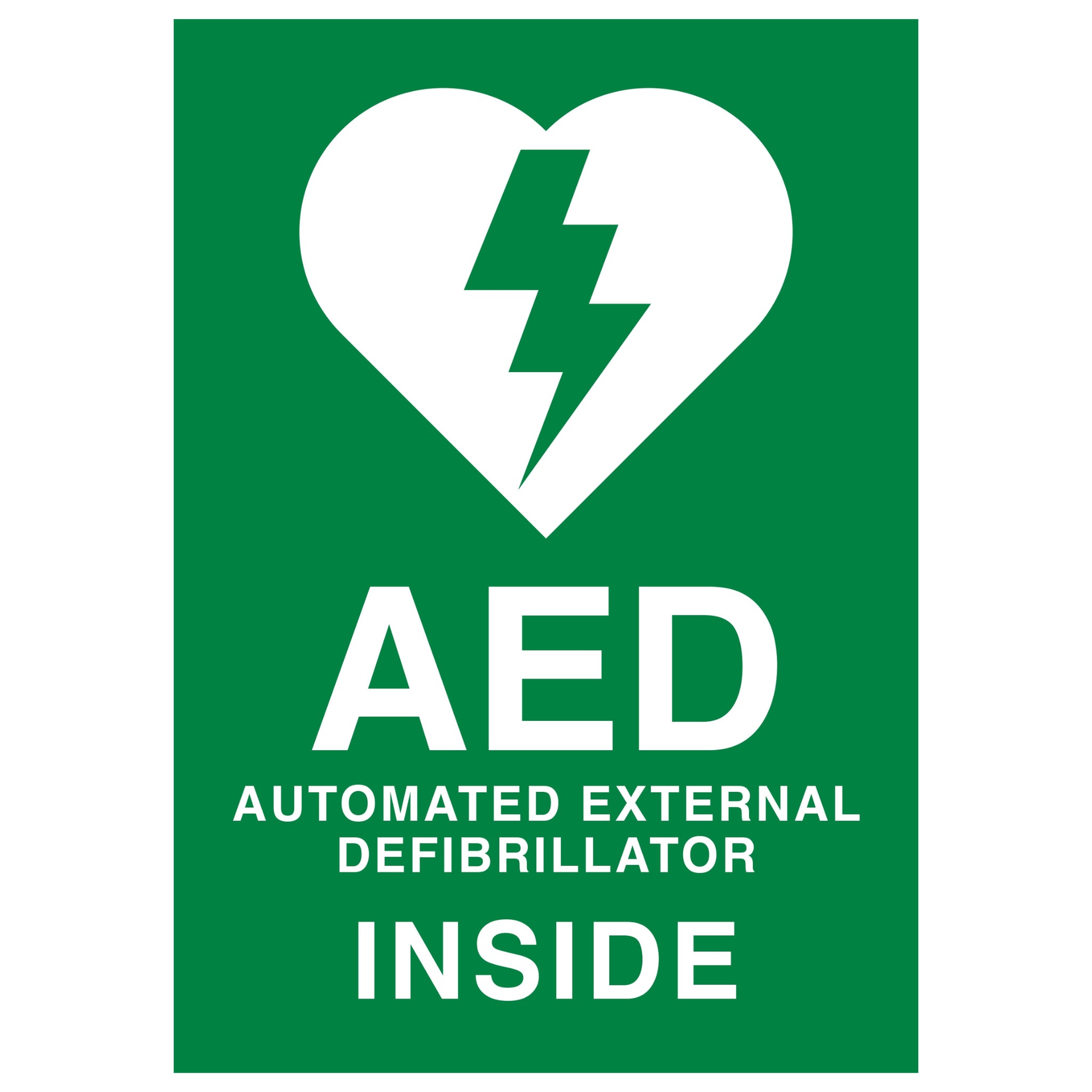 HeartSine Samaritan PAD 500P Defibrillator Package with Wall Bracket - Green Bracket