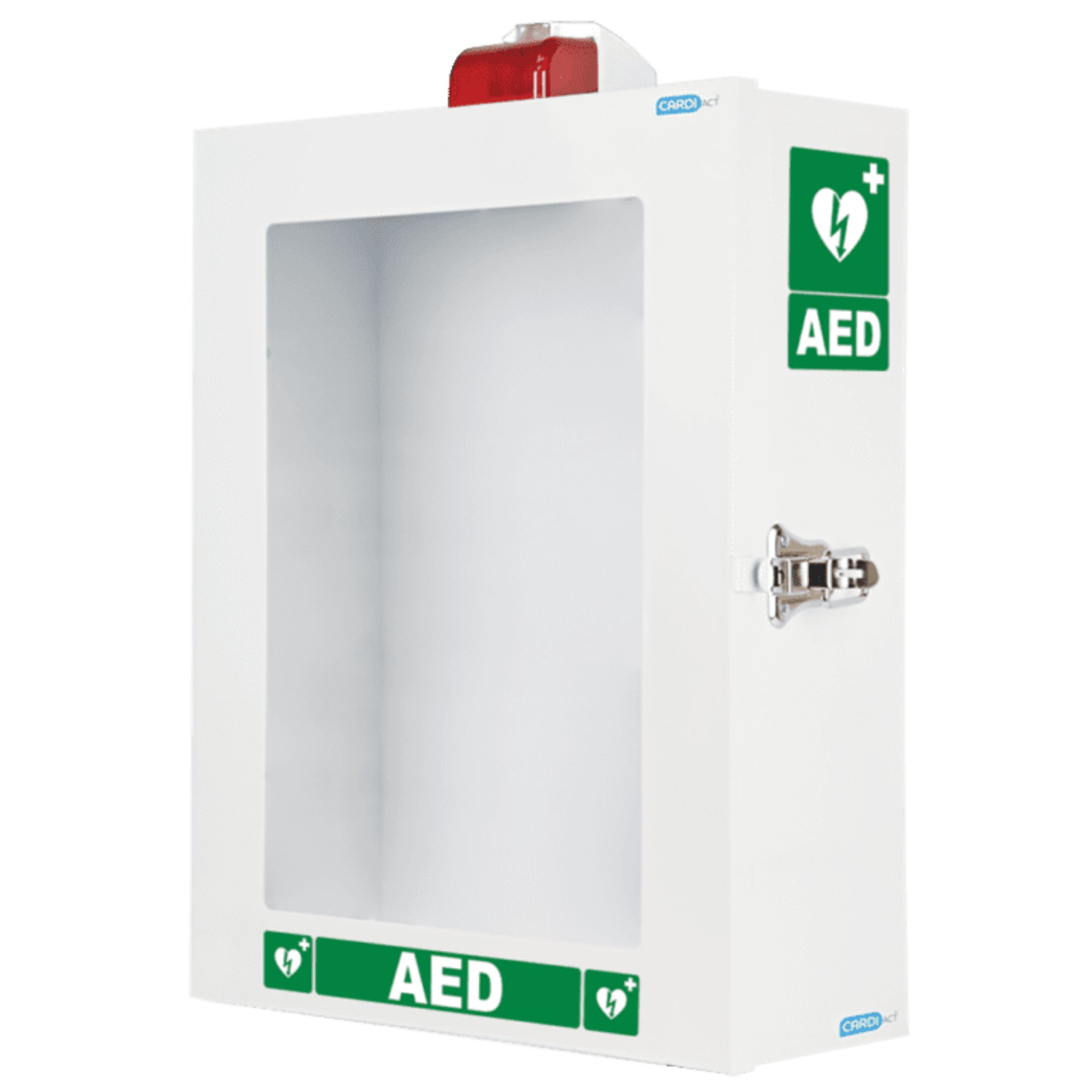HeartSine Samaritan PAD 500P Defibrillator Package with Wall Cabinet - Cardiact Alarmed AED Wall Cabinet CC-30