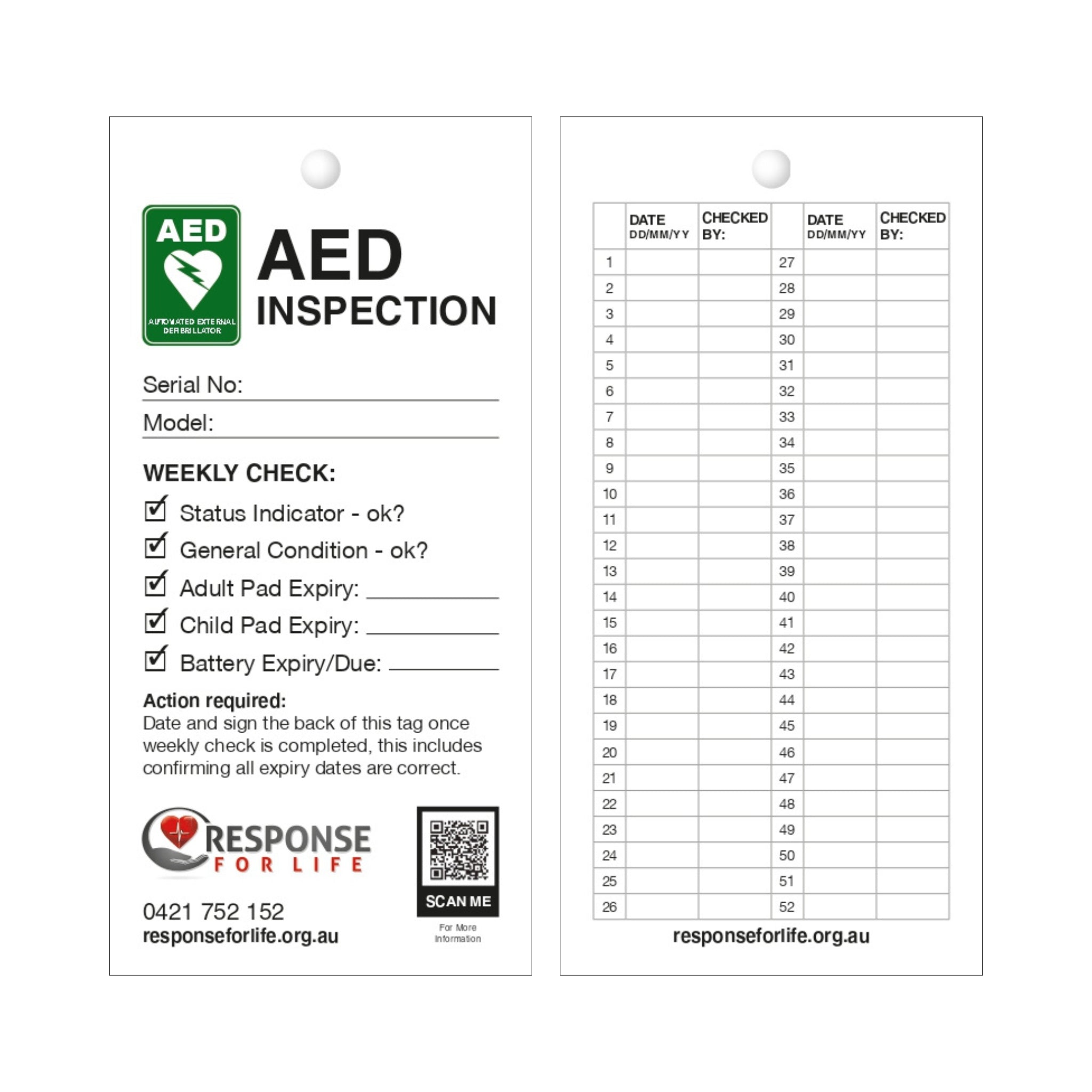 HeartSine Samaritan PAD 500P Defibrillator Package with Wall Bracket - Green Bracket