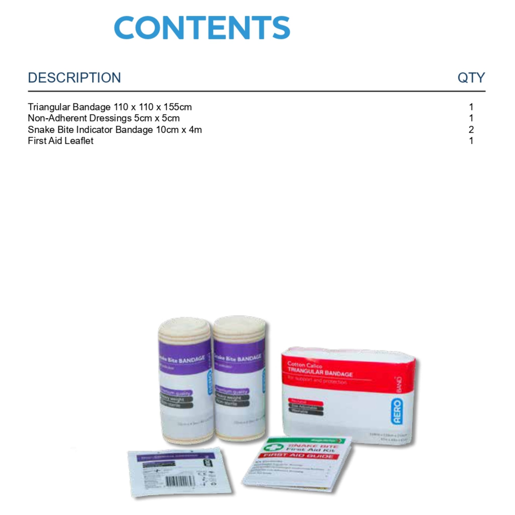 RFL Regulator Snake Bite First Aid Kit