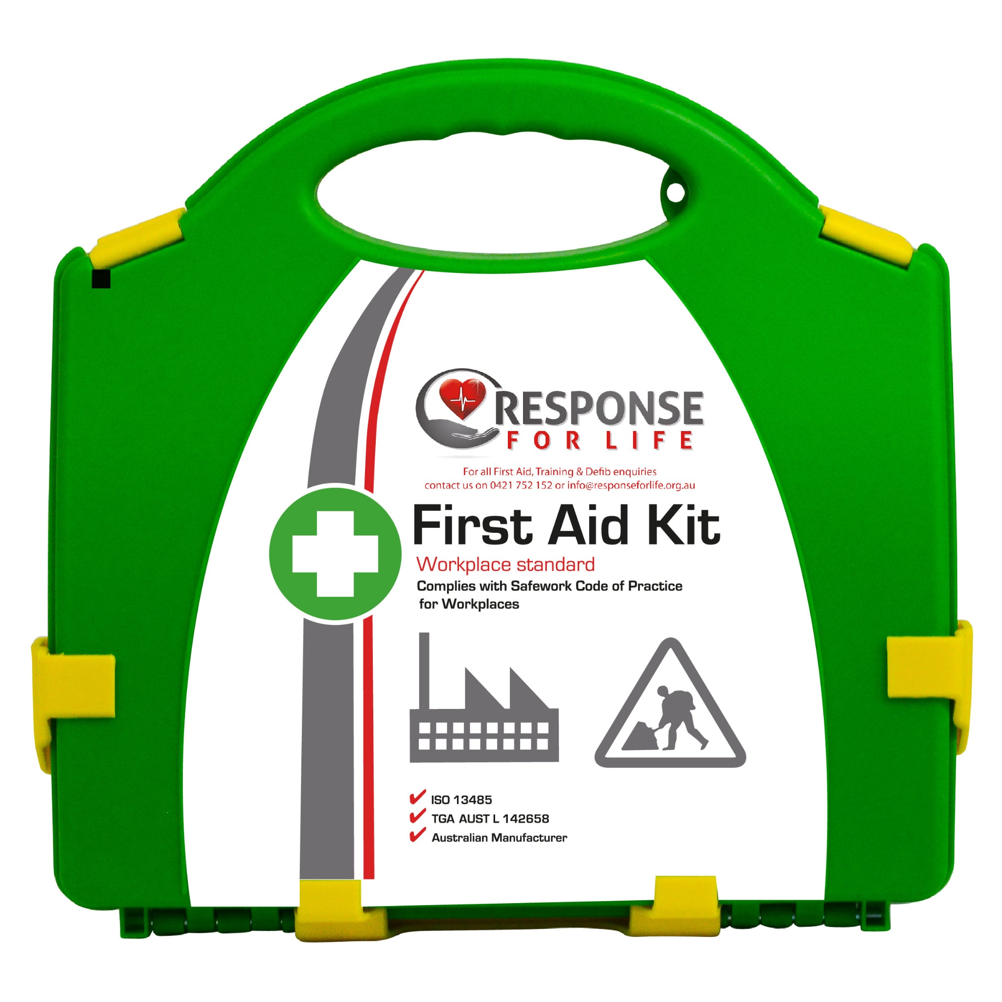 RFL Responder First Aid Kit Weather Resistant Plastic Case