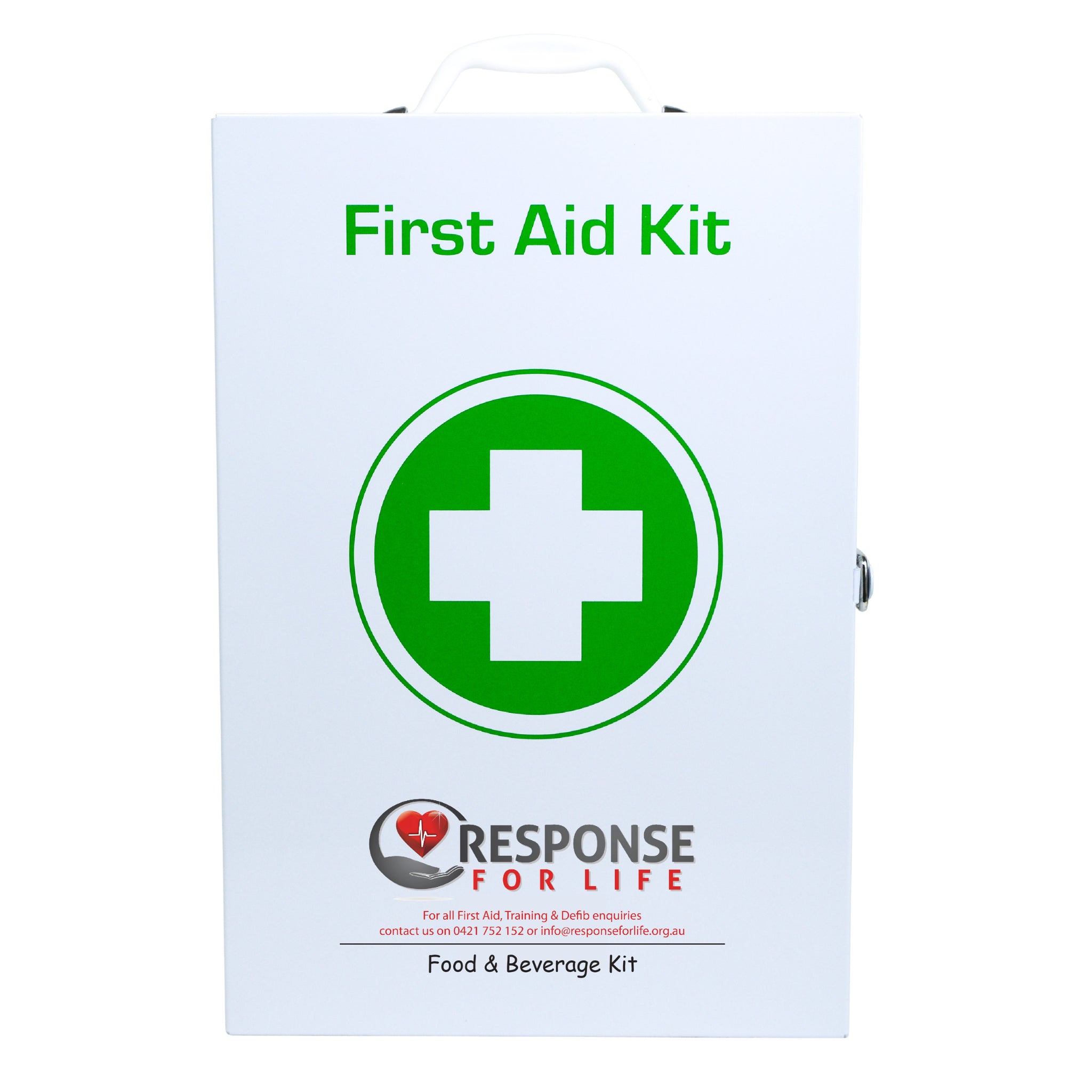 RFL Responder Food & Beverage First Aid Kit Tough Metal Case